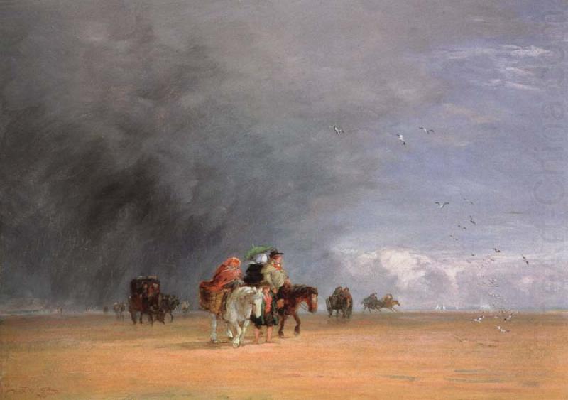 crossing the sands, David Cox